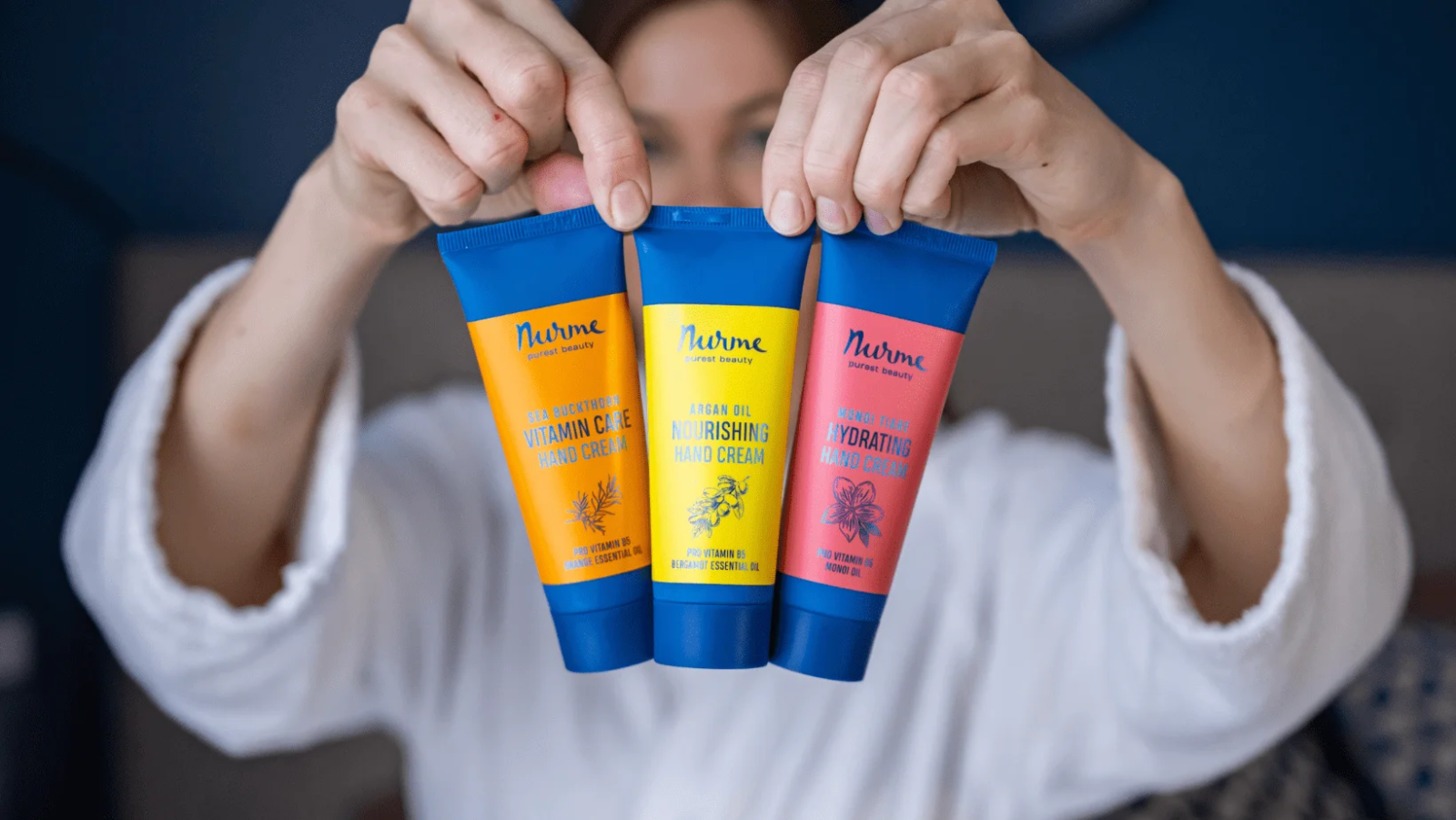 Nurme body lotions and hand creams now packaged in recycled plastic packaging