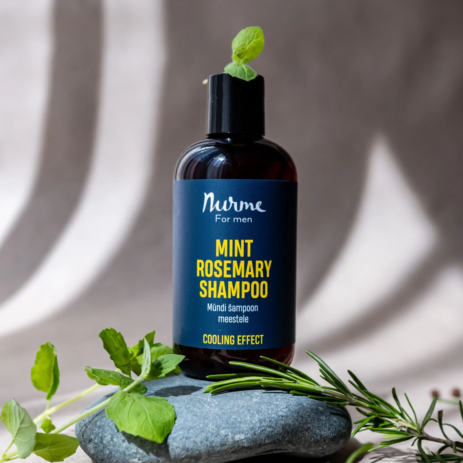 Mint rosemary shampoo for men